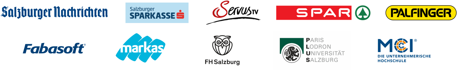 Partner Logoleiste Salzburger Wirtschaftsforum